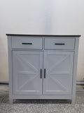 Kitchen Storage Cabinet, Modern Farmhouse Buffet Cabinet with Storage, Coffee Bar with Drawers and W2386P207776