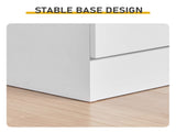 5-Drawer Particleboard Chest with Melamine Finish Drawer Dresser 26*13*39in White 08147330