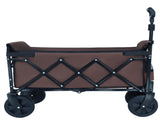 Expandable Dual-Layer Utility Wagon with 100% Extra Space - Grocery Cart for Camping, Shopping, 32829486