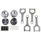 Pistons Connecting Rods 23mm Set For 2.0 TFSI Audi VW A4 Q5 Jetta GTI CAE CCTA 06H198401A 06J198401D 23950700