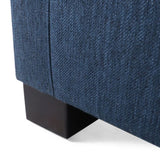 Upholstered Club Chair-Blue N758P268286B