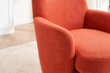 Teddy Swivel Barrel Chair, Swivel Accent Chairs Armchair for Living Room, Reading Chairs for Bedroom W1361P172477