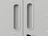 Metal Wall-Mounted Tool Storage Cabinet with Locking Door and 1 Shelf 1 Opened Drawer for Garage 61339189
