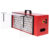 Portable tabletop dust collector,Maximum Air Flow 725CFM Each fan runs on a 110V variable speed W465P206076