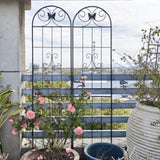 4 Pack Metal Garden Trellis 86.7" x 19.7" Rustproof Trellis for Climbing Plants Outdoor Flower W1586P268039