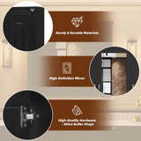 Bathroom Wall Cabinet with Mirror, Wall Mounted Medicine Cabinet with 5 Shelves, Mirrored Door Over N710P252503B