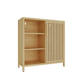 large-capacity single-door storage shelves in living rooms, bathrooms and other life scenes W2207P308721