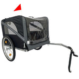 ZNTS Outdoor Heavy Duty Foldable Utility Pet Stroller Dog Carriers Bicycle Trailer W1364123398