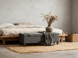 Upholstered Entryway Bench with Seating,Storage Ottoman Bench,with Lift Top and Rubberwood Legs T3971P416408