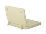 CAROLINA CLUB CHAIR CUSHION SET, BACK CUSHION AND SEAT CUSHION, CREAM, SET OF 2 N775P270212C