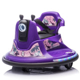 12V Kids Ride On Bumper car W/Parents control,Rotate 360 degrees,Two-handed switch for direction W1578P235079