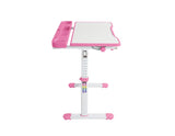 Desk and Chair Set Set with Adjustable Height, 40-Degree Tiltable Children Desktop, LED Light, 27939528
