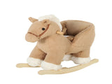 Plush Rocking Horse with Seat Belt & Realistic Sound, Ride-On Rocker for Toddlers Ages 1836 Months, 10773239