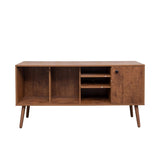 TV Stand Use in Living Room Furniture with 1 storage and 3 shelves Cabinet W331P247811