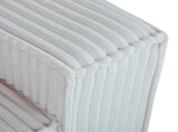 Modern Corduroy Loveseat with 2 Throw Pillows, Soft Double Seat Sofa for Cozy Living Spaces, Ribbed 01204912