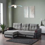 PrimeNest Azura Upholstered Convertible Sectional with Storage B030P305118