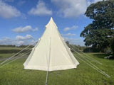 SAM&HAIBEI Bell 4 Season 9.85ft Glamping, Hot,Ideal for Family Camping, Hiking,Canvas W2967P228866