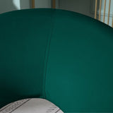 Slatina Green Silky Velvet Upholstered Accent Chair with Gold Tone Finished Base T2574P164520