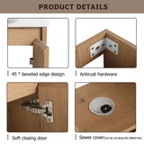 23" Freestanding Bathroom Vanity with Sink, Soft Close Doors W999P206106
