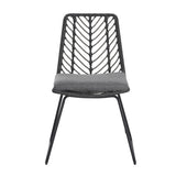DEJA CHAIR,2PCS with 2 Cushions,Gray N762P240764E