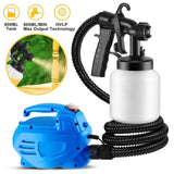 800ML Paint Spray Painter 650W Paint Sprayer Machine 800ML/Min Output HVLP Oil Primer Water Sprayer 00940878
