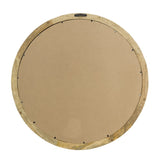 D20x1.5"Transitional Decor Style Mango Wood Wall Mirror Wall Decor with Frame of Solid Mango Wood W2078130544