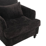 COOLMORE Wood Frame Armchair, Modern Accent Chair Lounge Chair for Living Room,Tufted Club Chair, W395P151910