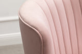 Elon Contemporary Velvet Upholstered Accent Chair, Pink T2574P164257