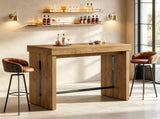 41" Bar Table, Counter Height Pub Table with Sturdy Tabletop 84214305