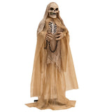 Decorate an outdoor skeleton for Halloween 03608214