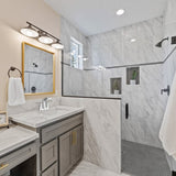 Bathroom Faucet with Pull Out Sprayer, 2 Handle 4 Inch Faucet Utility Sink Faucet, Chrome W122470444