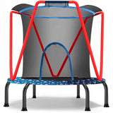 66'' Trampoline for Kids Toddler Indoor Outdoor Small Trampolines for Baby with heighten net No-Gap W1262P208363