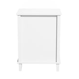 26.77''H Wooden Nightstand with One Drawer One Shelf for Kids, Adults, Pink 61855296