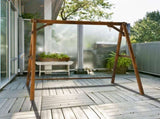188*135*170cm 600lbs Fir Suitable For 4ft Swing Chair Wood Swing Frame Carbonized Color 15911757