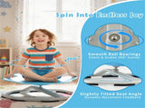 Light blue children's sensory rotating chair 360 &deg rotation, 220 pound capacity, planetary 95774985