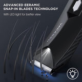 Electric Body Hair Trimmer for Men - VACASSO Groin Hair Trimmer Ball Shaver w/Light&LED Display, USB 65535908
