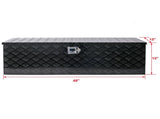 48inch Aluminum tool box,heavy duty truck bed tool box,outdoor trailer pickup tool box,RV W46581853