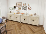 4 Door Sideboard ,Carved Sideboard Buffet Cabinet With Storage ,Modern Coffee Bar Cabinet With W688P225254