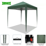ZNTS 2 x 2m Practical Waterproof Right-Angle Folding Tent Green 88159564