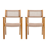BRAIDED DINING CHAIR Light Brown N779P202840T
