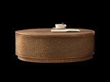 Round Rattan Coffee Table with Lift-Off Lid Storage, Hand-Woven Hemp Rope Trim, Boho-Chic Style, W3081P464721