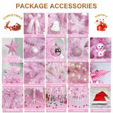 5FT Christmas tree pink 31134495