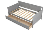 ZNTS Daybed with two drawers, Twin size Sofa Bed,Storage Drawers for Bedroom,Living Room ,Grey 60289249