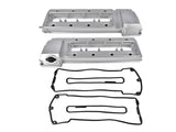 2x Left & Right Valve Cover 1703175 1703172 Replacement for BMW 540i E39 740i 740iL E38 4.4L 12331824