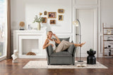 Modern Style Chenille Oversized Armchair Accent Chair Single Sofa Lounge Chair for Living Room, W2997P236309