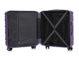 3 in 1 20"/24"/28" 3 pcs/set in ABS Spinner Wheel Luggage, Carry on Suitcase, Matching Color, 69933898