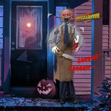 5.7ft Chainsaw Man Halloween Standing Decoration 10507851