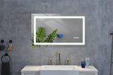 32*24 LED Lighted Bathroom Wall Mounted Mirror with High LumenAnti-Fog Separately ControlDimmer W1272120787
