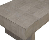 1pc Contemporary Style Brown Gray Coffee Table Rectangular Table Top Wooden Living Room Furniture B011P245867