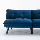 Navy Blue Convertible Folding Modern sofa Bed W570124913